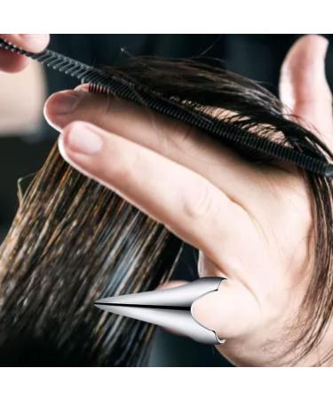 10 Pieces Hair Parting Ring with Magnetic Pin Holder Wrist Adjustable Pinky Hair Parting Tool Metal Braiding Rings for Parting Hair Hair Selecting Tools (Blue) - Buy Online on GoSupps.com