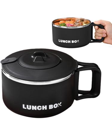 CENMOO Noodle Bowl Ramen Bowl 1200ml Ramen Kitchen Noodle Bowl with Lid Ram Bowl with Handle for Microwave Portable Soup Bowl Lunch Box for - Buy Online on GoSupps.com