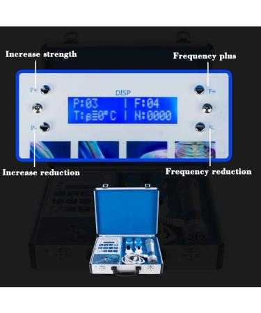 TopQSC Shock Wave Therapy Device | ED Electromagnetic Deep Tissue Massage | Pain Relief Massage System with 7 Massage Heads for Full Body Therapy - Buy Online on GoSupps.com