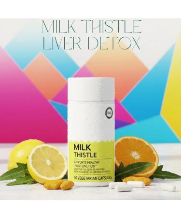 BOFEAFQ Nutrivytal Milk Thistle Liver Detox & Colon Cleanse Inositol & Pueraria Liver Detox & Repair Support Antioxidant Support 90 Vegetarian Capsules - Buy Online on GoSupps.com