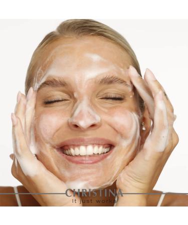 -CHRISTINA- Nuance Gentle Daily Cleanser for Face - Hydrating Facial Wash for Women & Men - Purifying Moisturizing Natural Emulsion with Pomegranate Raspberry & Grape Seed Extracts - 300ml - Buy Online on GoSupps.com