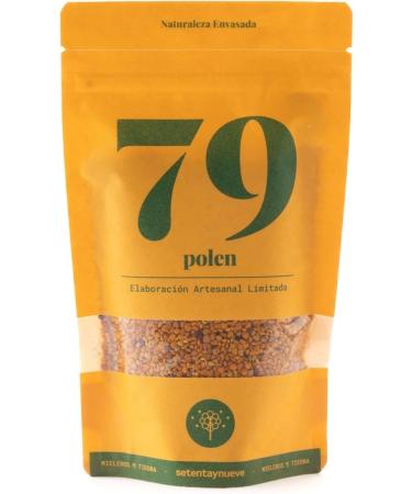 setentaynueve 79 100 Natural Multifloral Dry Pollen Collected from Wild Flowers by Bees Superfood Rich in Nutrients Packaging 200g Origin Castilla y Le n Ideal for O