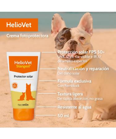 Heliovet Sonnenschutz SPF50+ 50 ml Cream - Ultimate Sun Protection for All Skin Types | International Shipping Available - Buy Online on GoSupps.com