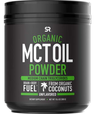 Sports Research Organic MCT Oil Powder Unflavored 10.6 oz (300 g)