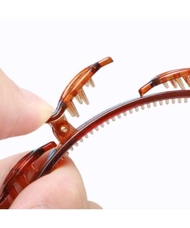 JASSINS Double Bangs Hairstyle Hairpin Headband Set - Twist Clip Headband for Women and Girls - Professional Weave Bangs Clip - Hair Accessories in Black and Brown - Buy Online on GoSupps.com