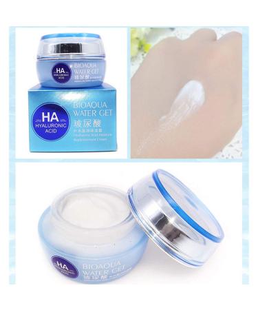 BIOAQUA Anti-Aging Cleaning Moisturizers HA Water Get Replenishment Face Skin Cream Hyaluronic Acid Natural Ingredients Hydrating 50 g - Buy Online on GoSupps.com