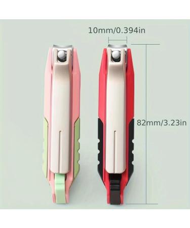 Multi-Functional Advanced Nail Clippers Anti-Splash High-Grade Manicure Nail Clippers Cutter Finger Clippers Single Nail (Color : Pink Nail Clipper) - Buy Online on GoSupps.com