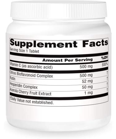Source Naturals C-B-R - Vitamin C Bioflavonoid Complex - 500 Tablets - Antioxidant Protection - Buy Online on GoSupps.com