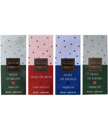 Natur Orient JOJOBA Organic Oil 50 ml - Jojoba Oil for Face and Body Hair - Acne Treatment - Protects and Repairs Damaged Skin - Face Care - Repairs Dry and Brittle Hair - Buy Online on GoSupps.com