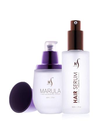 HerStyler Argan Oil Hair Serum and Marula Oil Hair Serum Bundle