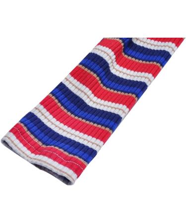 BONNY BILLY Girls Knitted Cotton Cardigan Shrug - 7-8 Years, Stripe Red - Buy Online on GoSupps.com