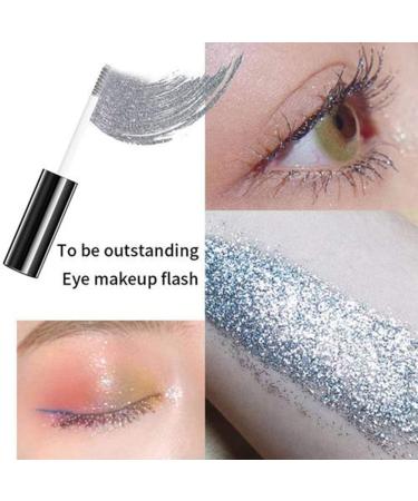 Diamond Glitter Glitter Mascara Eyelash Mascara Long Lasting Waterproof Eyelash Mascara for Stage Party Wedding Music Festival - Buy Online on GoSupps.com