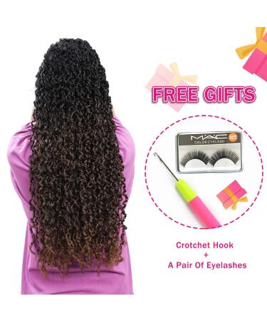SOKU Passion Twist Crochet Hair 26 Inch - 5 Packs Pre-Twisted Senegalese Twist Crochet Hair | Bey-Blonde Majesty Twist | Pre-Looped Synthetic Dreadlocks for Black Women - Buy Online on GoSupps.com