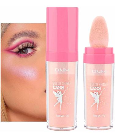 Highlighter Makeup Stick | Powder High Light Powder for Makeup | Easy Using Long Lasting Cosmetic Supplies for Hair Face Eyes Body Makeup Shzons 02#pink - Buy Online on GoSupps.com