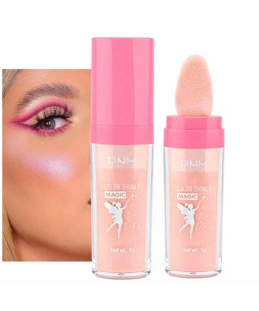 Face Highlighter - Makeup Powder Fairy Powder | Shimmer Three-Dimensional Makeup Stick for Face Body Sritob 02#pink