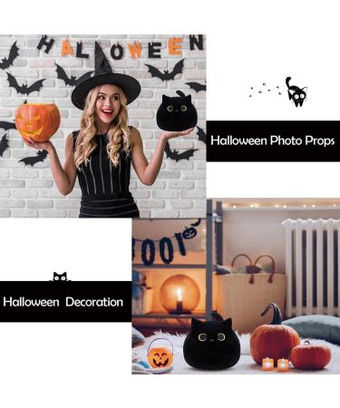 DNFASCHI Black Cat Plush Pillow Toy - Soft Stuffed Animal Cat Plushie for Kids - 20cm Cute Black Cat Stuffed Doll - Birthday for Boys Girls (Black-20cm) (HMHM20CM) - Buy Online on GoSupps.com
