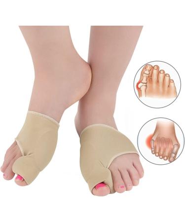 Toe Protector for Hallux Valgus Relief | Pedicure Socks with Toe Separator Splint | 1 Pair - Buy Online on GoSupps.com