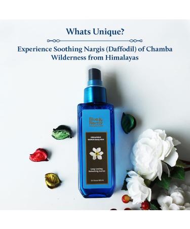 Blue Nectar Chamba Wild Nargis Body Mist for long lasting freshness and aromatic body odor (3.4 Fl oz) Floral Daffodil (Nargis) 3.4 Fl Oz (Pack of 1) - Buy Online on GoSupps.com
