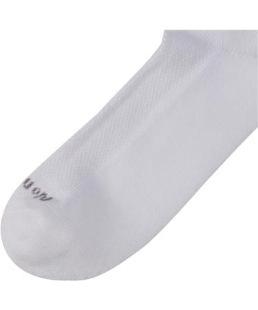 No Nonsense Women's Soft & Breathable Cushioned No Show Running Socks - 9 Pair Pack, White, Size 4-10 US - Buy Online on GoSupps.com