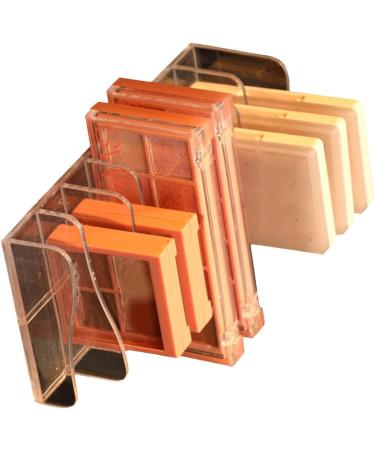 Eyeshadow Palette Organizer - Clear Divided Makeup Storage Rack for Dressing Table - Buy Online on GoSupps.com