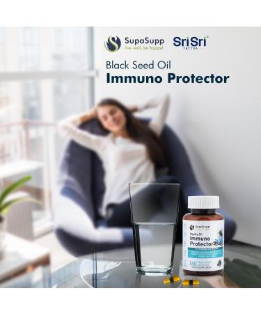 SRI SRI TATTVA Cold-Pressed Nigella Sativa Capsules for Immune Support and Vitality Organic Black Seed Oil for Enhanced Strength and Healthy Cell Growth (60 Veg Caps 500mg) - Buy Online on GoSupps.com