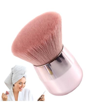 Portable Foundation Brush | Mushroom Head Short Powder Brush Dust Cleaner Brush Short Powder Brush Face Blush for Foundation Blush Bronzer Concealer Rowces