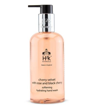 H2K Botanicals Cherry Velvet with Rose and Black Cherry Softening Hand Wash 250ml