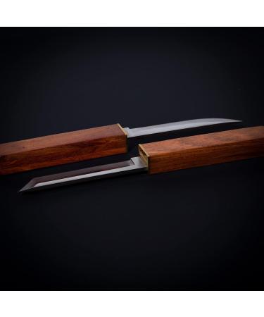 Zetterrank 2-in-1 Hunting Knife | Outdoor Tanto Knife with Sheath | Legal in Germany | Premium Japanese Camping Tool - Buy Online on GoSupps.com