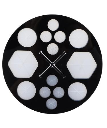 Sonew Makeup Brush Drying Rack - 14 Hole Multifunctional Holder for Artists & Nail Brushes - Black - Ideal for Makeup Lovers - Buy Online on GoSupps.com