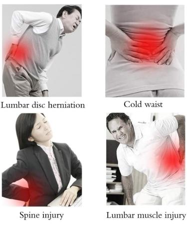 Adjustable Indian Lumbar Support Belt - Self-Heating Magnetic Therapy for Lower Back Pain Relief Sciatica & Scoliosis for Men & Women - Buy Online on GoSupps.com