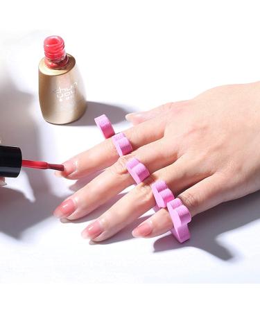 Pink Foam Sponge Toe Separators 50pcs - Nail Art Manicure Pedicure Tools - Buy Online on GoSupps.com