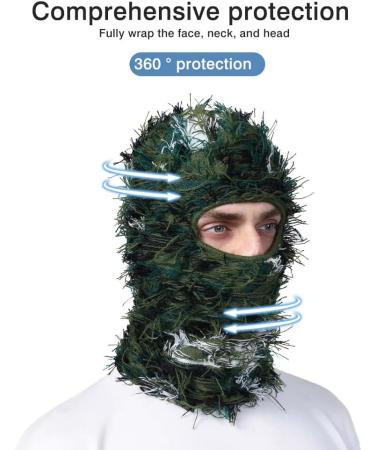 Fanmaikuail Storm Hood - Warm Windproof Balaclava for Skiing Motorcycling & Outdoor Activities - Breathable Knitted Face Mask (Blue) | International Shipping - Buy Online on GoSupps.com