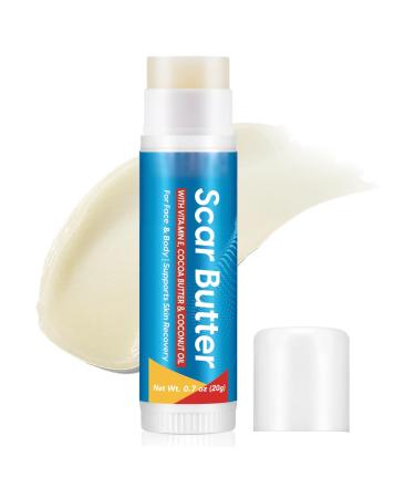 Scar Care Stick Lightweight Non-Sticky Nourishing 20g Skin Cream for Removing Scars Tissue | For Hands Legs Knees Neck Burn Buttons Women Face Body