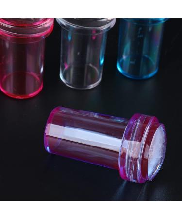 SANWOOD Nail Art Stamp - Portable Reusable Seal Tool for Manicure | Perfect for Fingernails - Red - Buy Online on GoSupps.com
