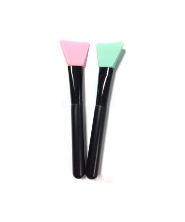 Lufa face mask brush premium skin soft face brush mask applicator mud mask brush brush cosmetics make-up silicone tools professional hairless brush (2 pieces)