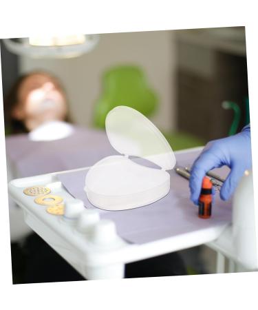 LALAFINA 2pcs Portable Denture Storage Case | Durable Cleaning Container for Artificial Teeth | Ideal Travel Tooth Box for Household Use - Buy Online on GoSupps.com