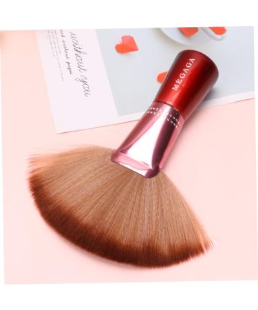Housoutil Professional Makeup Foundation Brush & Devil Horns Headband - Ideal for Mineral Powder & Face Makeup - 20x4x16cm Brown - Buy Online on GoSupps.com