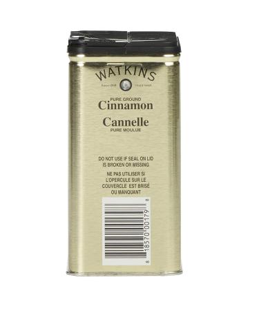 Watkins Pure Ground Cinnamon - 6 oz Gourmet Spice Tin | Premium Flavor - Buy Online on GoSupps.com