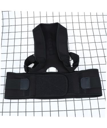 KALLORY Posture Brace for Women & Men - Adjustable Posture Corrector Belt - Improve Posture & Comfort - Black - Buy Online on GoSupps.com