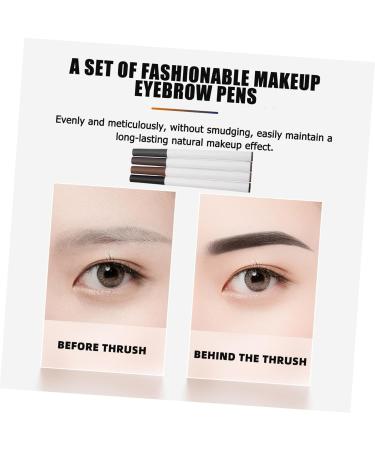 Beavorty 4pcs Four Forked Eyebrow Pencil Makeup Pen Cosmetic Miss - Buy Online on GoSupps.com