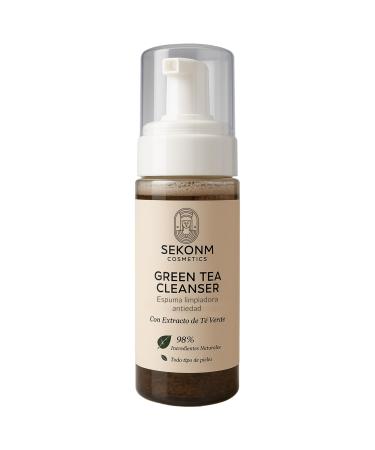 Sekonm cosmetics Anti-aging Green Tea Facial Cleansing Mousse all skin types natural and vegan free of toxins and allergens 150 ml
