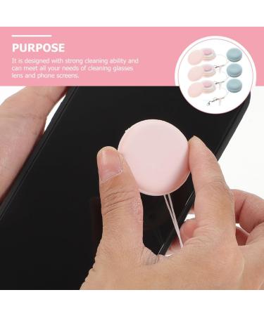 Buy Healifty Pouch Microfiber Cleaning Cloth - 4pcs Macaron Shape Lens & Screen Cleaner Keychain (Pink Blue) - Portable Eyeglass Brush for Phone & Glass - Buy Online on GoSupps.com