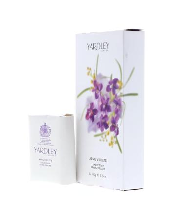 Yardley of London April Violets Perfumed Soap for Women - 3.5 oz | Luxury Fragrance for International Shipping - Buy Online on GoSupps.com