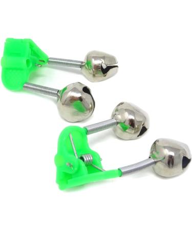 HONBAY 30PCS Plastic Clamp Fishing Rod Alarm Dual Bells - Green/Red Alerts - Buy Online on GoSupps.com