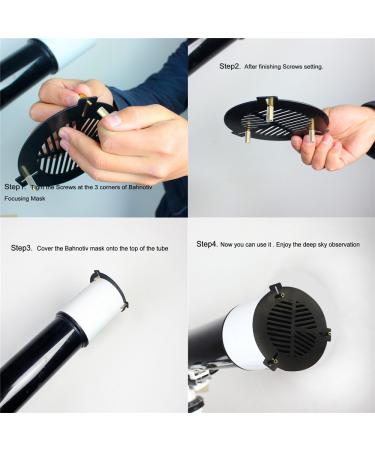 Gosky Bahtinov Focusing Mask - Front Diameter 155-200mm - Compatible with Telescopes (6.1inch-7.8inch) - Buy Online on GoSupps.com