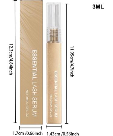 Buhygn Eyelash Growth Fluid Eyelash Growth Balm Eyelash Thickening Solution Structural Strengthening Solution FrizzControl Hydration 3ml for women and men use - Buy Online on GoSupps.com