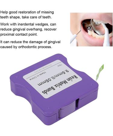 Transparent Resin Matrix Bands for Dental Restoration | Roll Matrix Bands & Tools for Tooth Repair - International Shipping - Buy Online on GoSupps.com