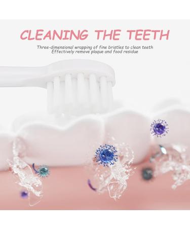 Minkissy Portable Toothbrush - Silica Gel Tooth Cleaning Brush Head (Pink 1 Pack) for Travel - Buy Online on GoSupps.com