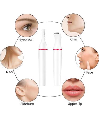 Ldafava Eyebrow Precision Trimmer 4in1 Electric Womens Hair Shaver Eyebrow Nose Bikini Hair Trimmer for Hair Removal Battery Operated Battery Not Included - Buy Online on GoSupps.com