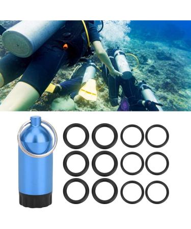 HERCHR Scuba Diving Tank Mini Key Ring - Blue Dive Kit with Valve and O-Rings - Buy Online on GoSupps.com